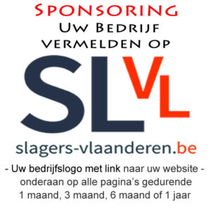 Sponsoring van Slagers Vlaanderen
